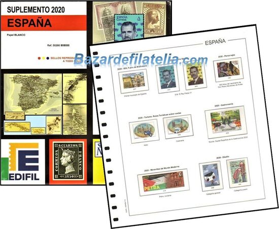 EDIFIL año 2001 montado con estuches transparentes *NUEVAS sin uso / Ref. EDIFILx